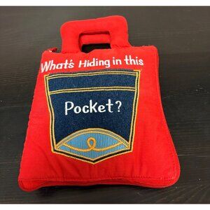Whats Hiding In This Pocket? Soft Fabric Interactive Book By Pockets Of Learning